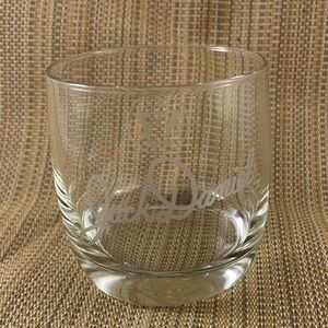Jack Daniel's Etched Whiskey Rocks Glass - Clear